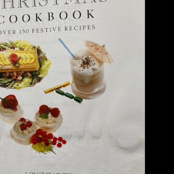 CHRISTMAS COOKBOOK-Over 150 Recipes -Christmas Eve Mull -Appetizers to Desserts - Picture 6 of 14